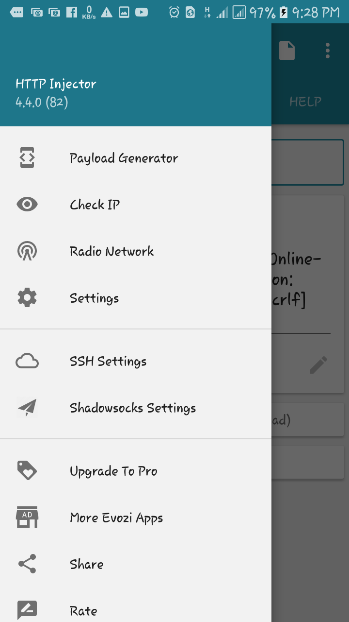 How To Create a Working Payload and SSH Account on HTTP Injector UcheTechs