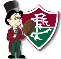 Mascote e escudo do Fluminense