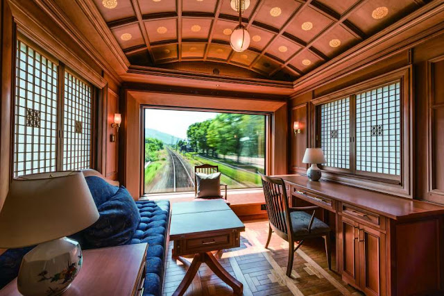 O trem mais luxuoso no Japão elfandarilha