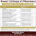 Rawal College Of Pharmacy Rawalpindi Jobs