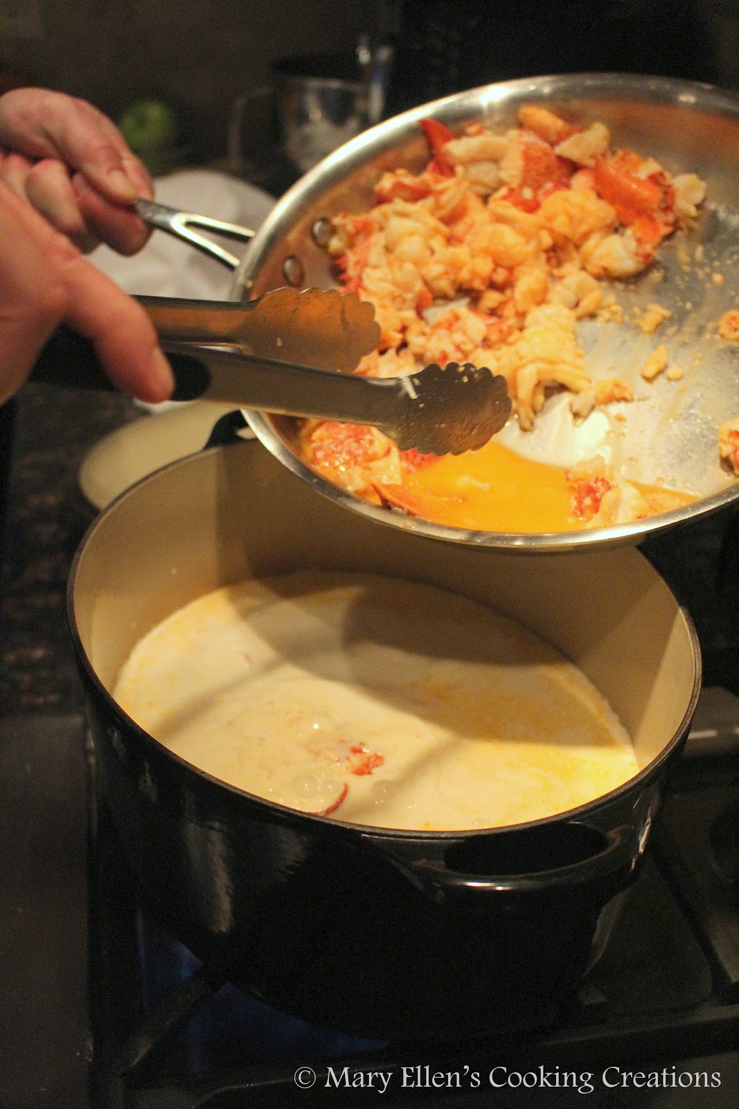 Mary Ellen's Cooking Creations Maine Lobster Stew