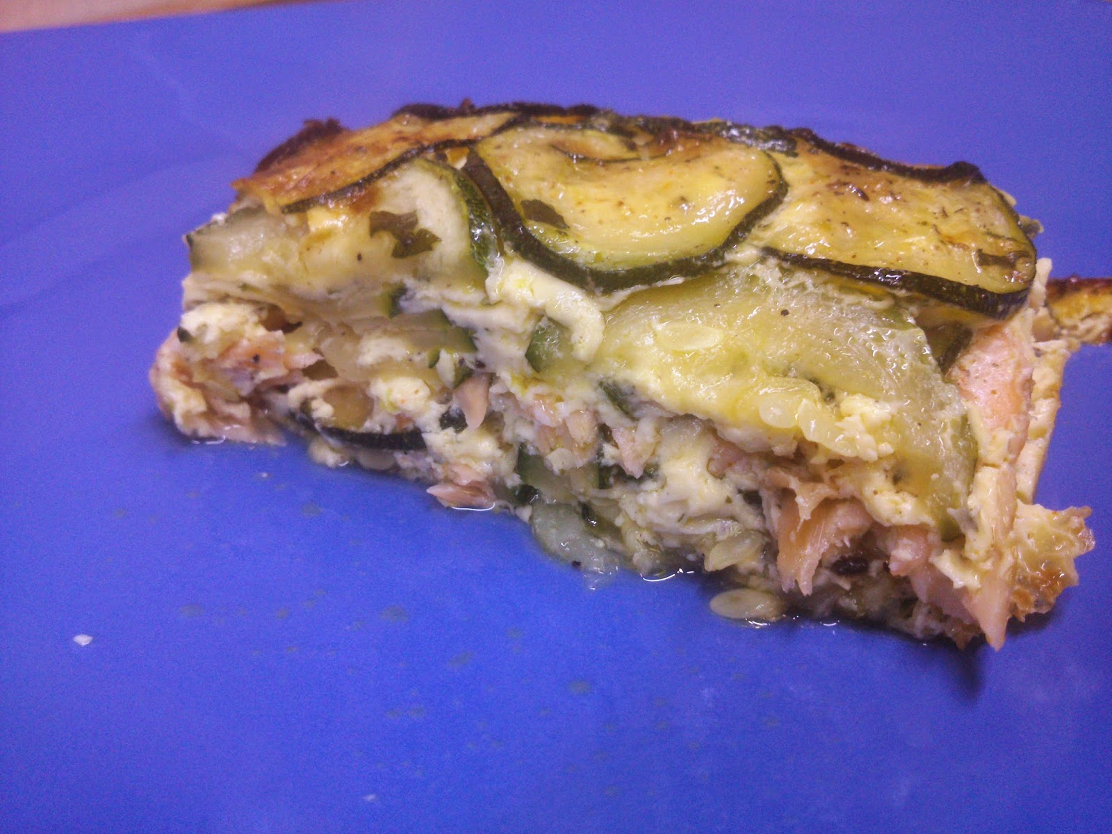 Recettes Flan de courgettes au saumon fumé