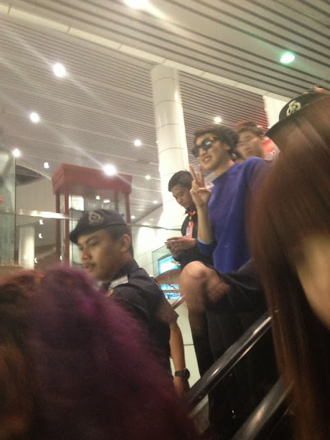 Lee Kwang Soo has just arrived at KLIA Malaysia! Photo credit to JS Concert