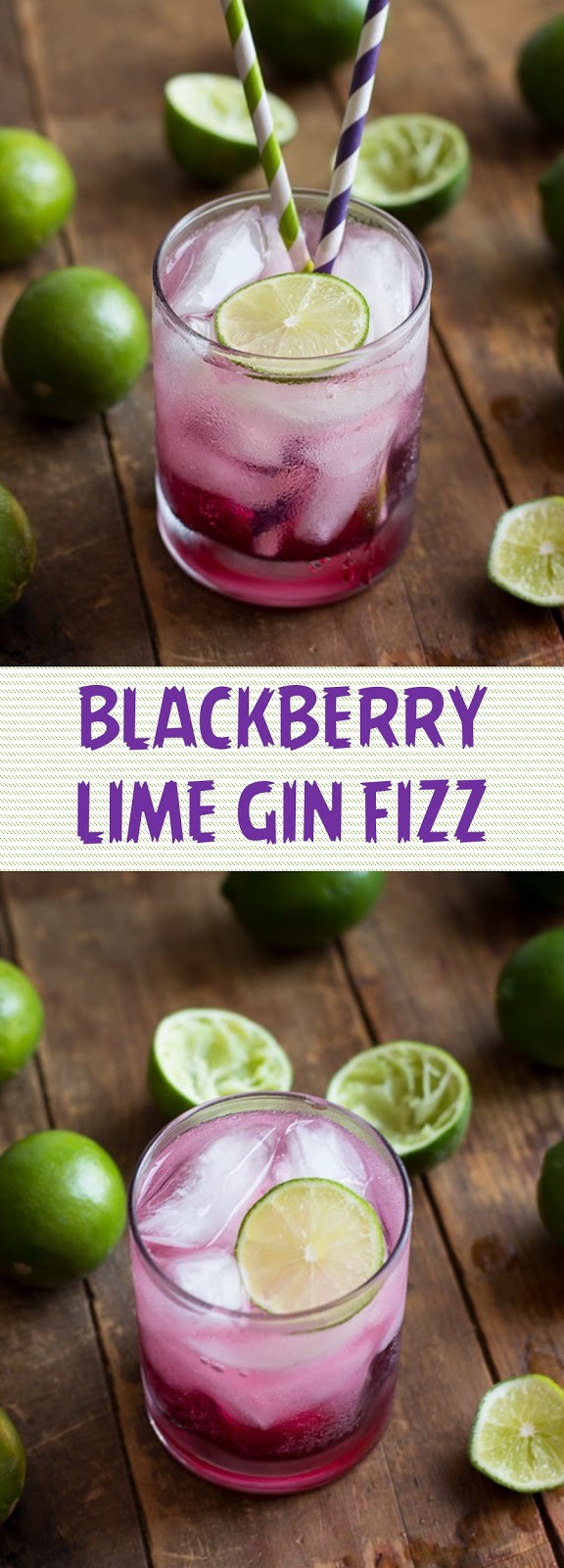 BLACKBERRYLIME GIN FIZZ
