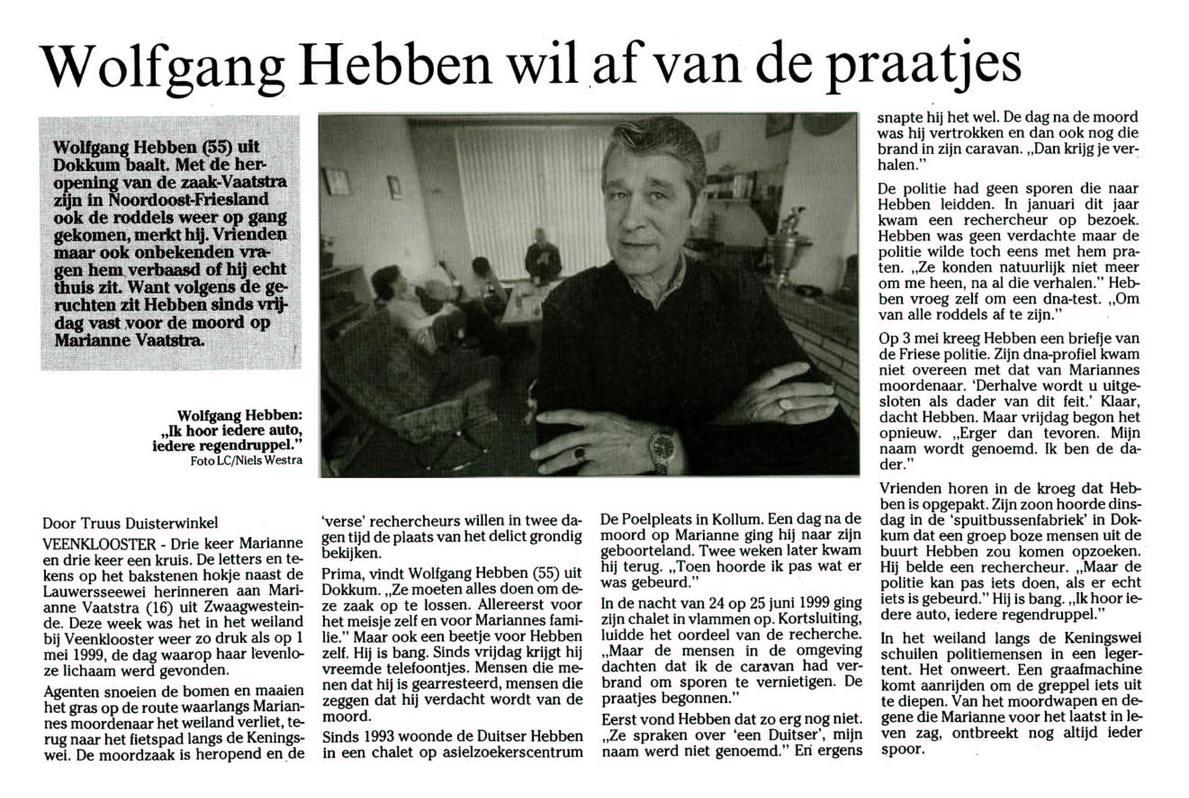 De Grijze Duif De malafide rechtszaak van Wolfgang Hebben