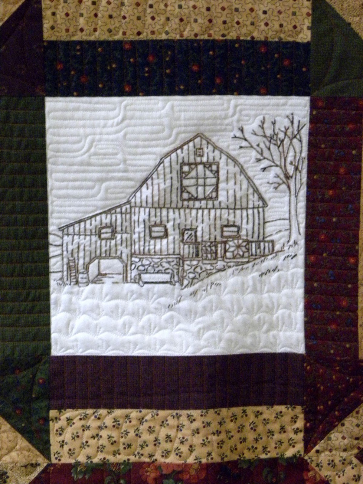 Crazy Horse Quilting Jan's Barn Quilt with Barn Quilts!