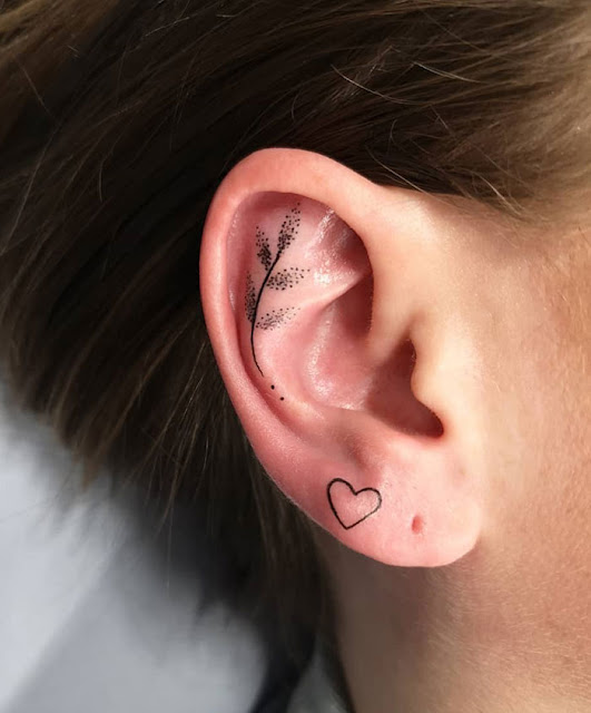 Tatuagens para as orelhas Tatuagens para as orelhas