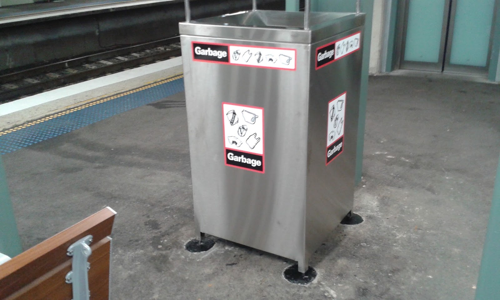 Why I Love Mount Druitt! Litter Bin Upgrades At Mount Druitt Train