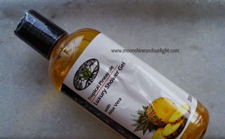 Aloe Veda Tropical pineapple Luxury shower gel review 
