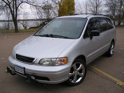 isuzu oasis honda minivan badge engineering driving test