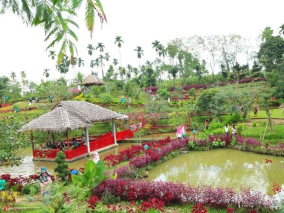 Wisata The Le Hu Garden yang Punya Taman Bunga Menarik Traveling Medan