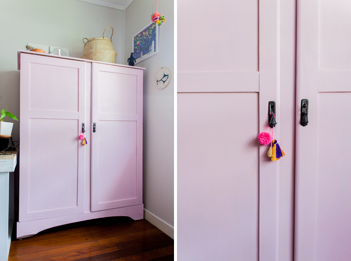 pink chalk painted lowboy chalk painted pink wardrobe