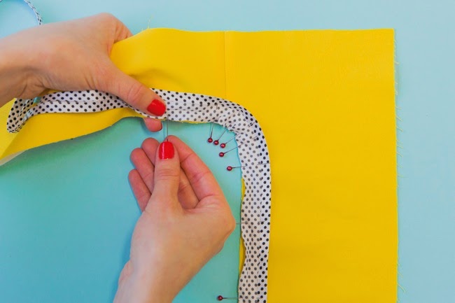 How to Finish a Facing with Bias Binding