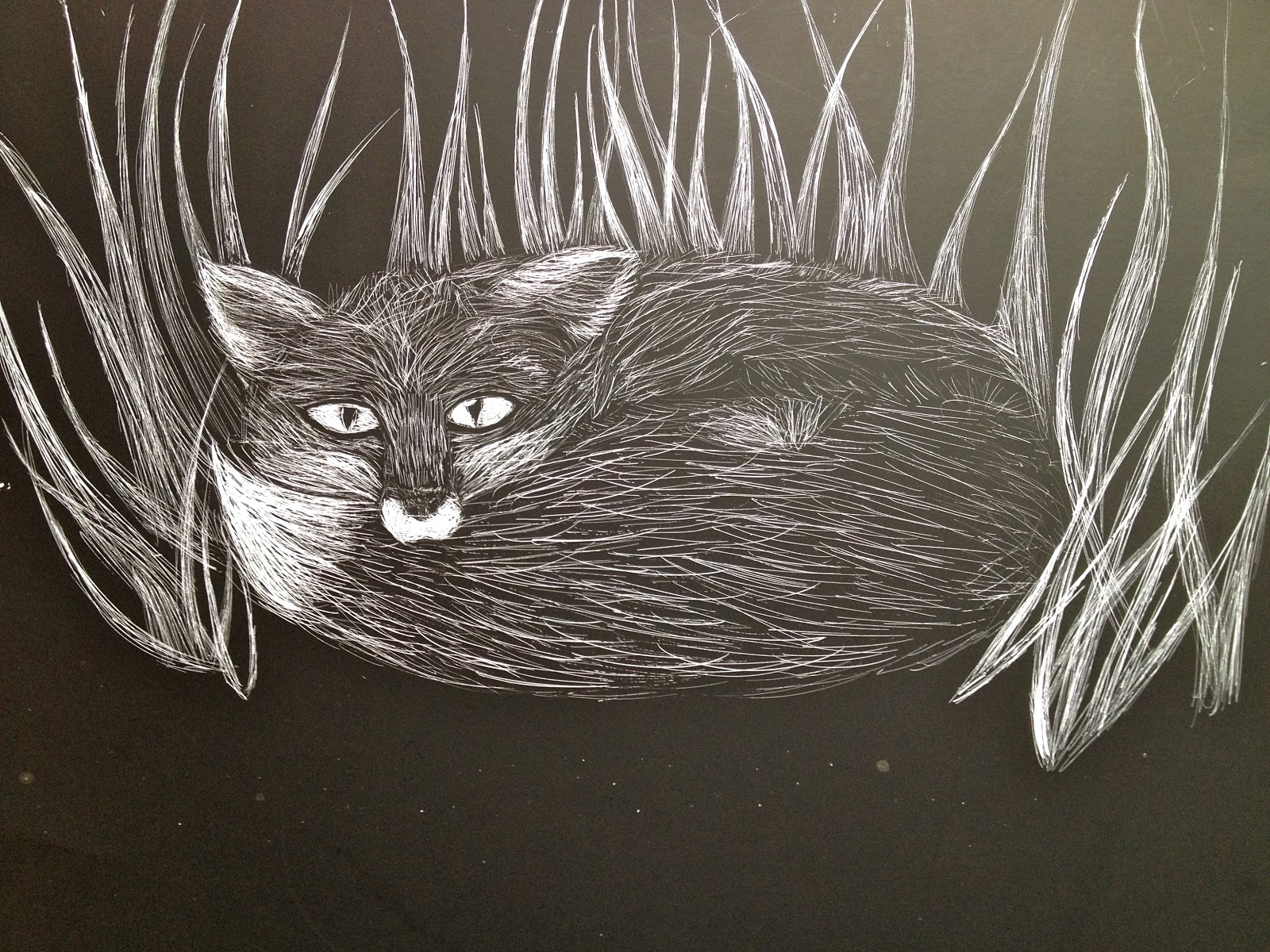 ART with Mrs. Garrett! Scratch Art Animals