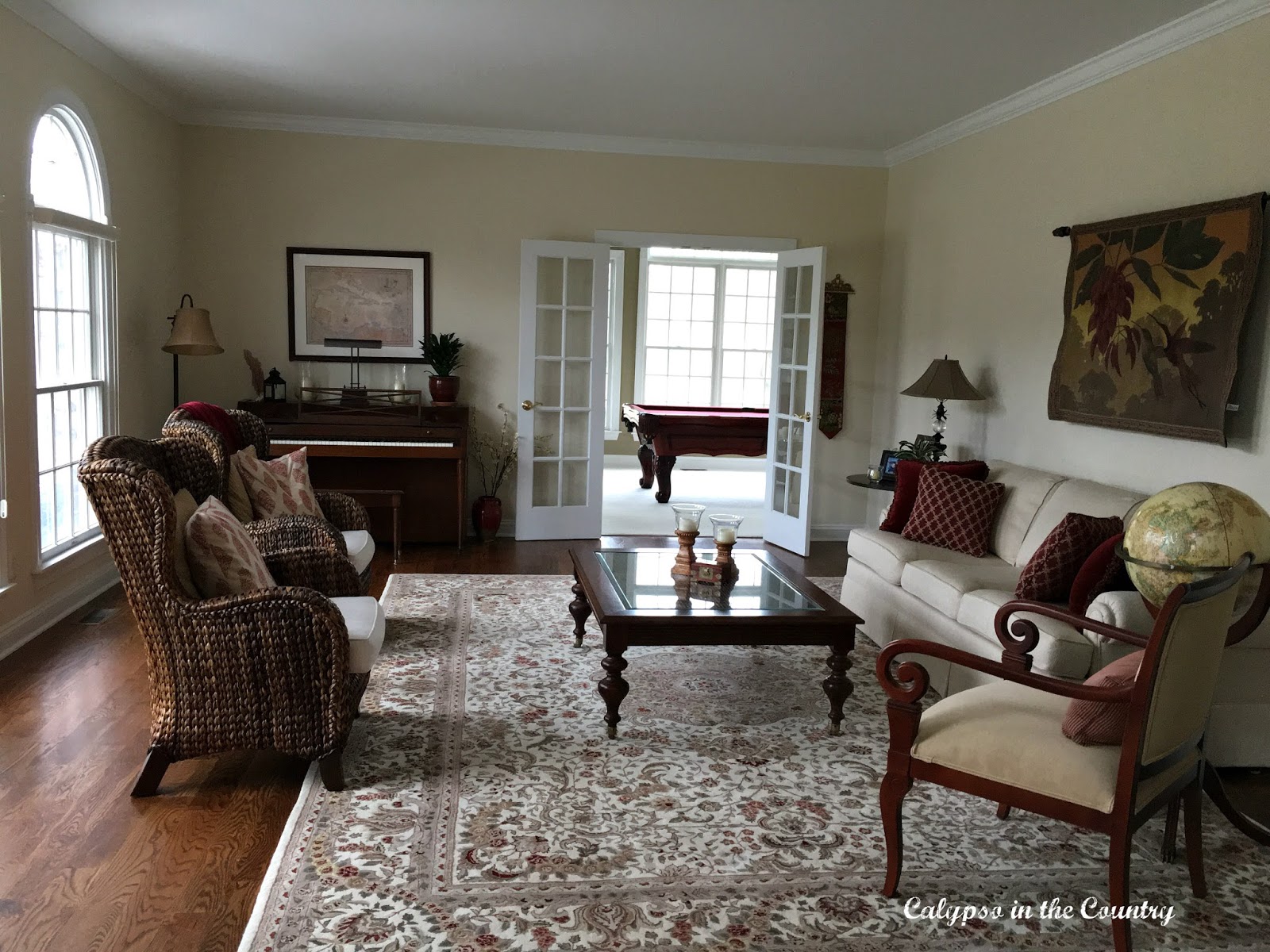 Living Room and plans to lighten it up more