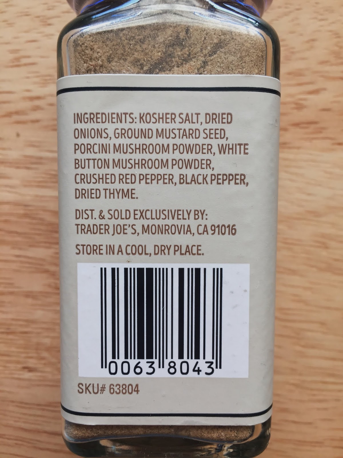 Trader Joe's Mushroom & Company Multipurpose Umami Seasoning Blend
