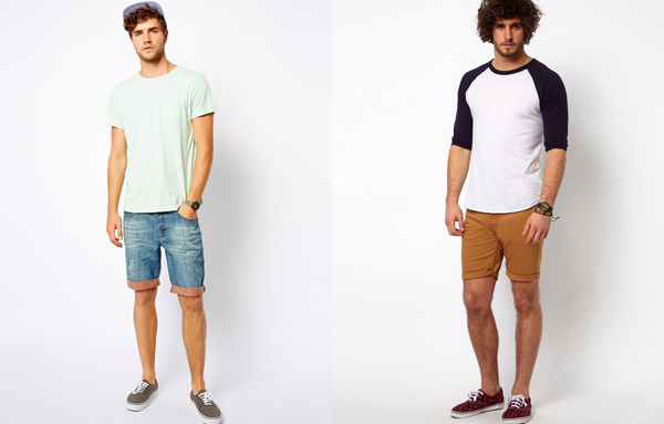 Bermuda acima do joelho masculina Clearance