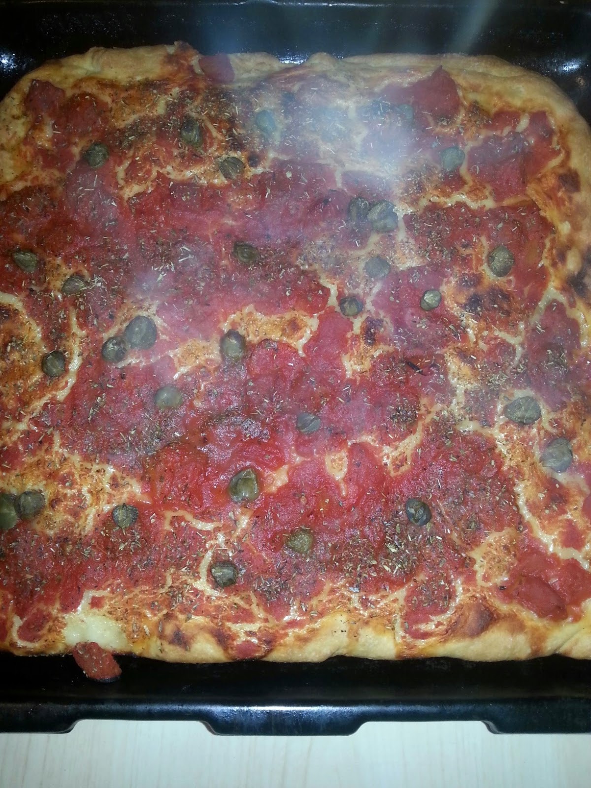 Katynabio Pizza with barley flour savoury and easy to digest