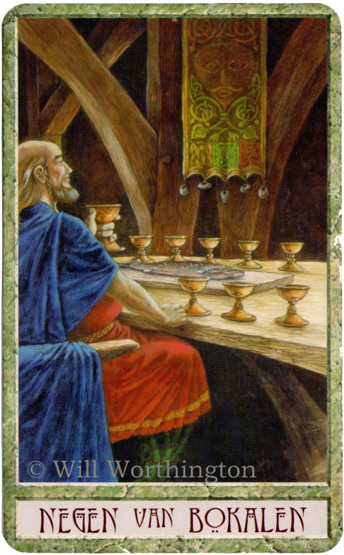 Druidcraft Tarot Nine of Cups Will Worthington Druidcraft Tarot Nine of Cups Will Worthington