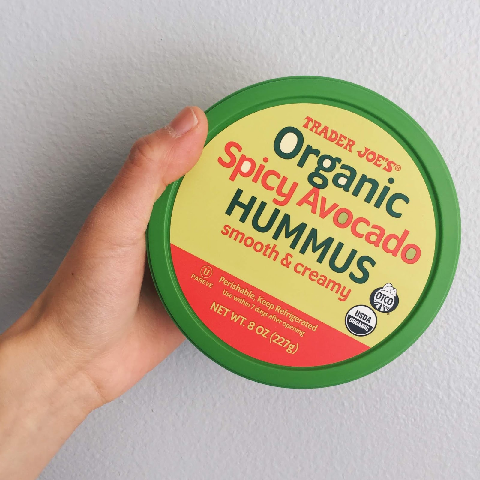 Trader Joe's Organic Spicy Avocado Hummus