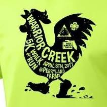 45 athletes finished the third annual Warrior Creek 5K Cross-Country Race at Perryland Farms in Perry, Florida on Saturday morning, 8 April 2017. 2017 Warrior Creek 5K