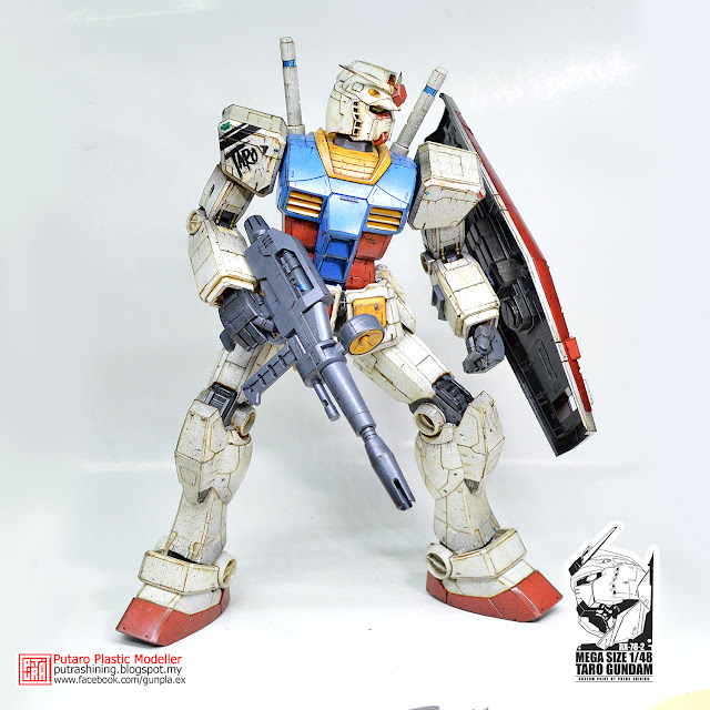 MEGA SIZE 1/48 RX-78-2 GUNDAM Custom Paint by Putra Shining