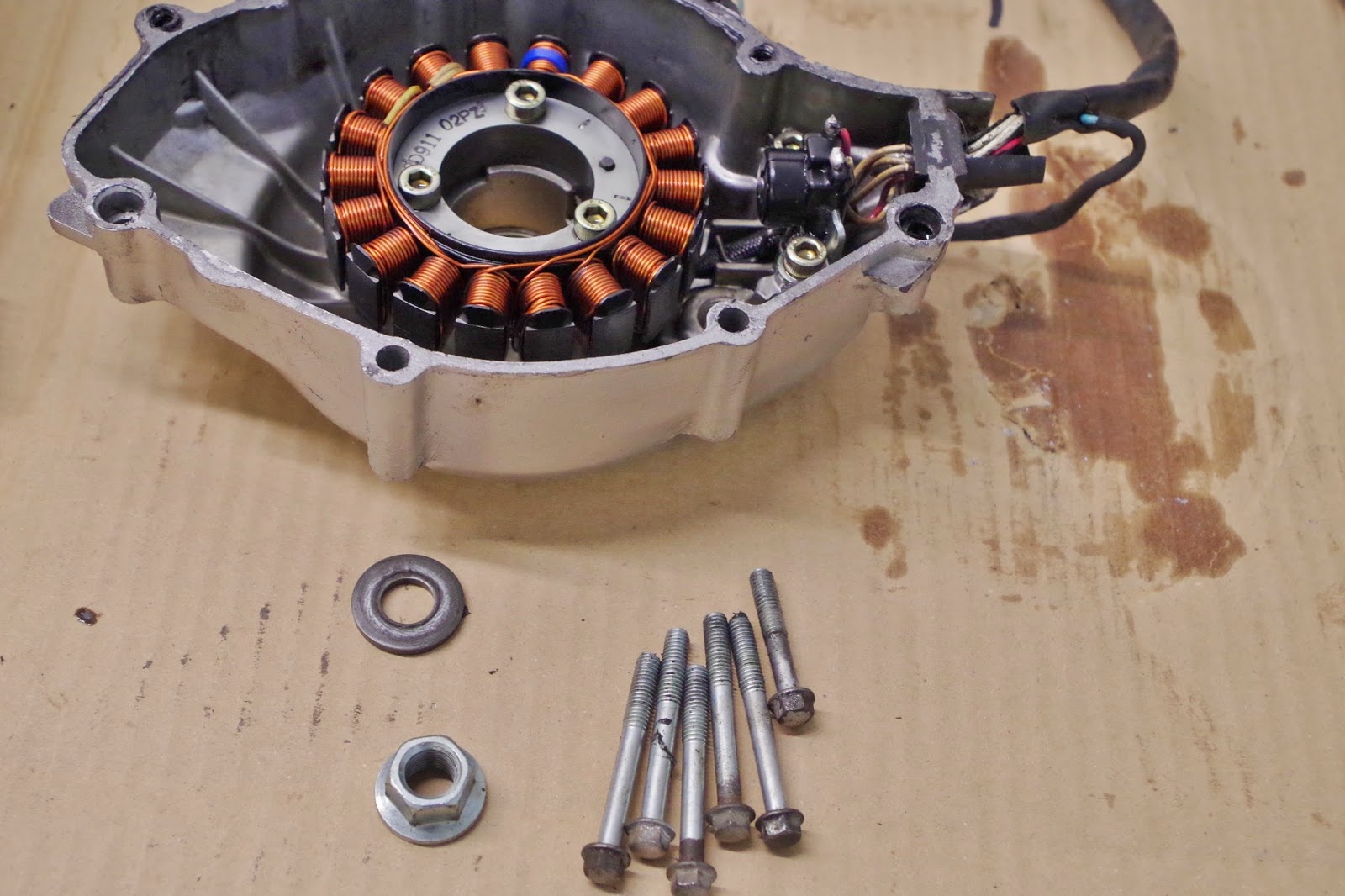 Yamaha YBR 125 Owner Blog Yamaha YBR 125 blog flywheel rotor