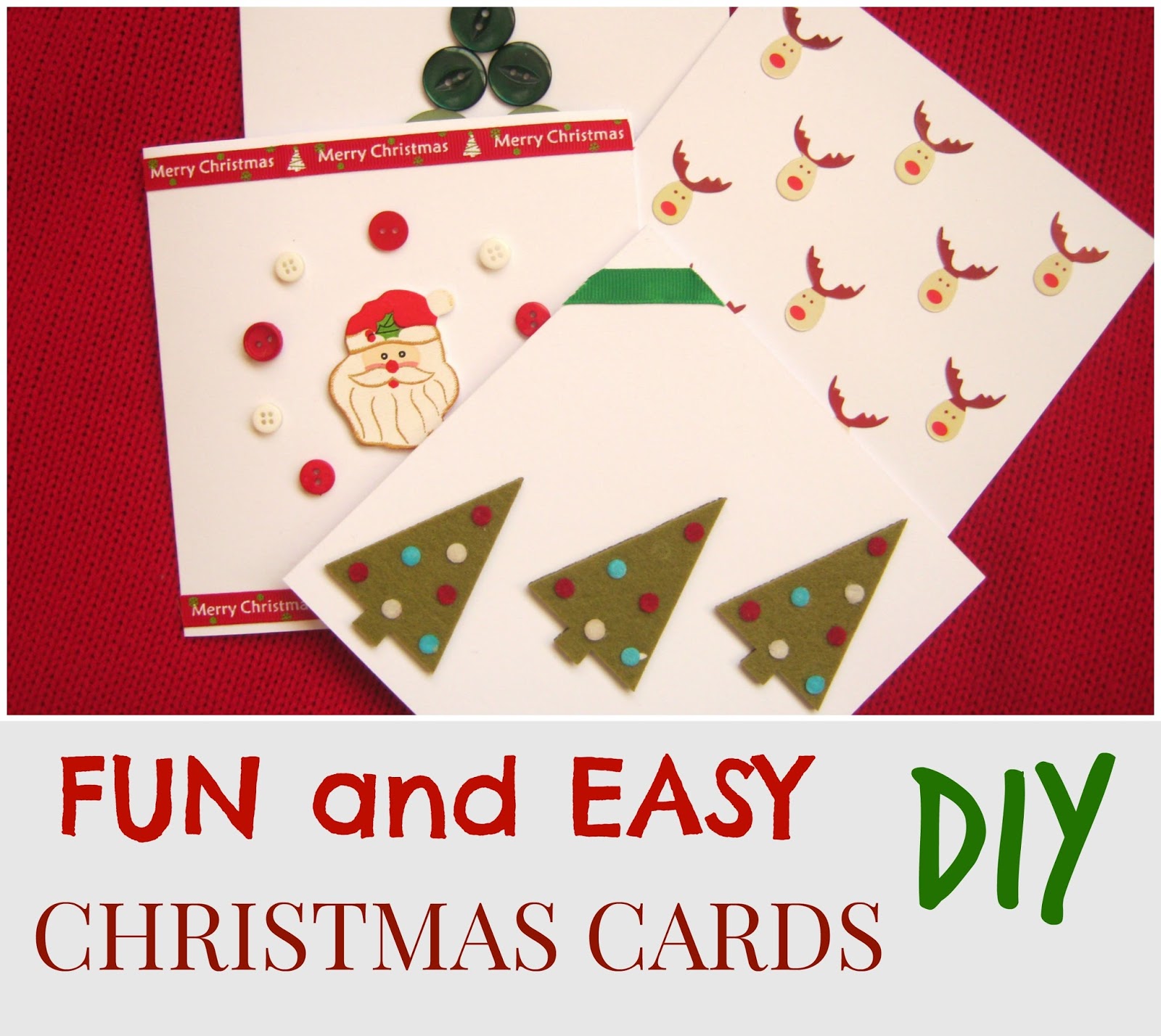 shona louise fun and easy handmade christmas cards