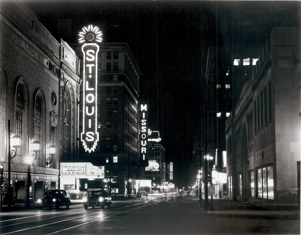 St. Louis Movie Theater, Missouri, 1954 ~ vintage everyday
