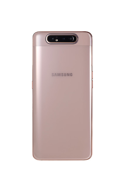 Samsung Galaxy A80 Angel Gold The Latest A Series - Samsung Galaxy A80