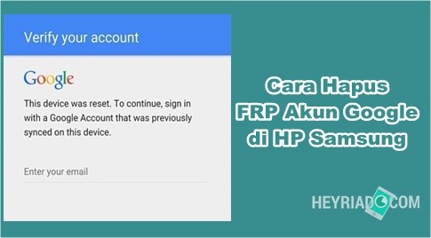 Cara melewati akun google