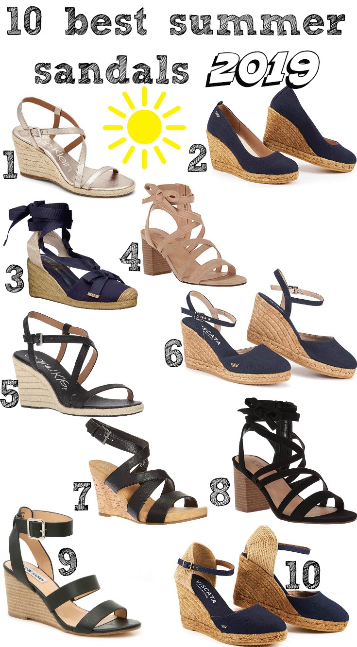 trendy summer sandals 2019