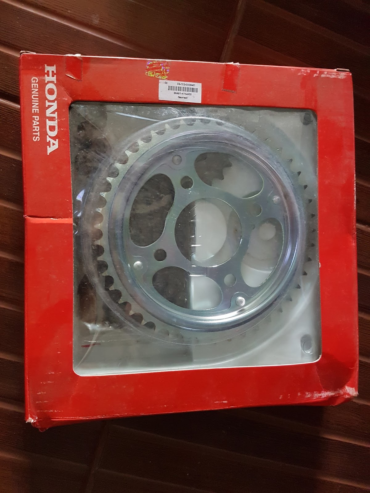 AUS SPAREPART MOTOR GEAR SET CB 150 ORI AHM