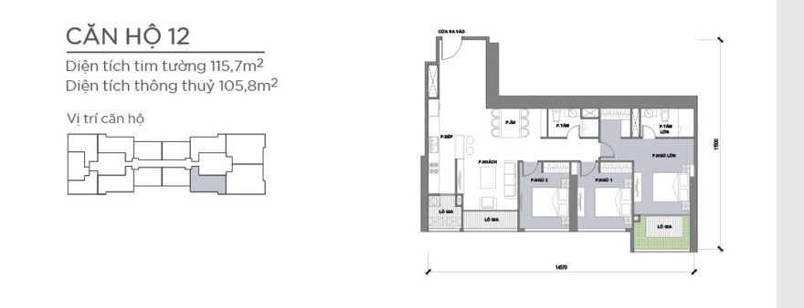 Bản vẽ cÄn há» 115,7m2