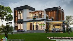 contemporary bhk plan square feet kerala modern floor plans 2423 sq ft keralahousedesigns bedroom attached bedrooms facilities area