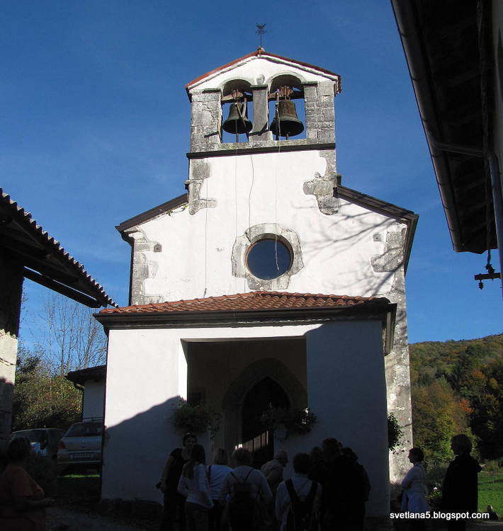 cerkev sv. Kancijana, Britof pri Ukanju Goriška Brda