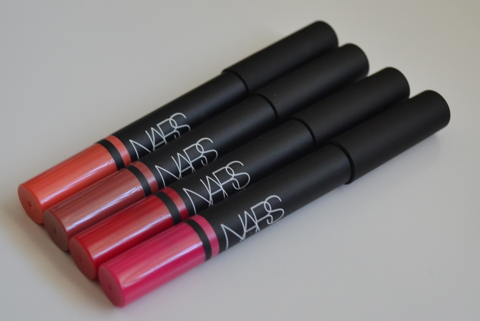 NARS Cosmetics Satin Lip Pencils (4 Shades) Swatches and Review