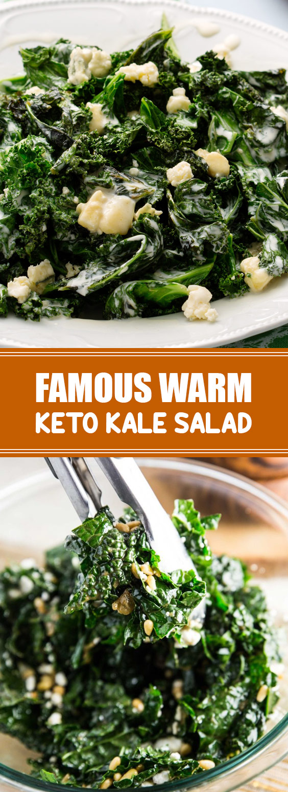 Famous Warm Keto Kale Salad keto kale
