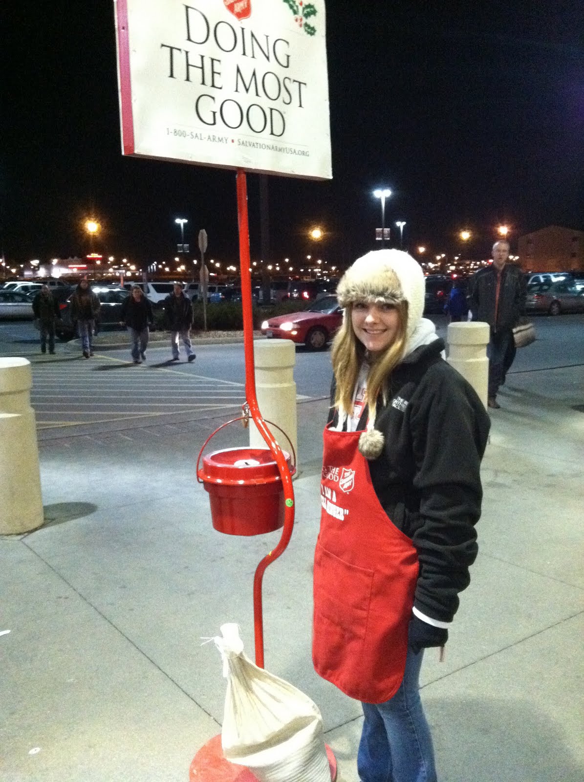 Life is Great with Eight Salvation Army Bell Ringing!