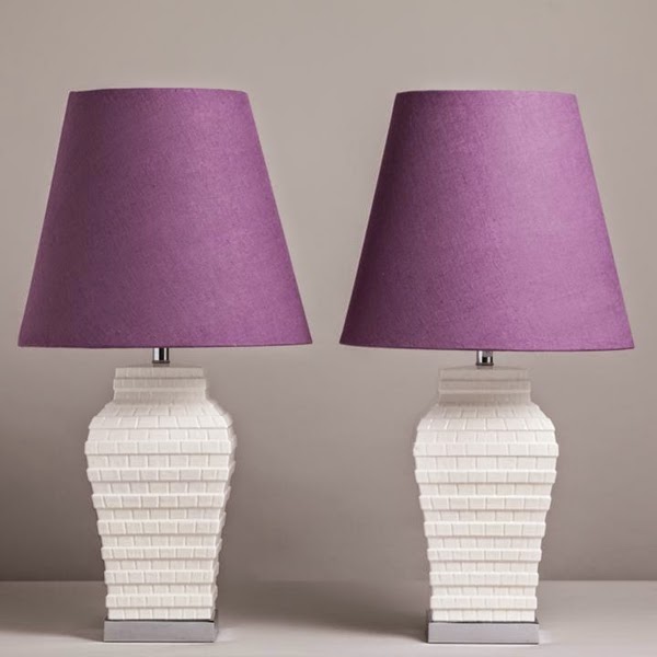 Beautiful colored table lamps!
