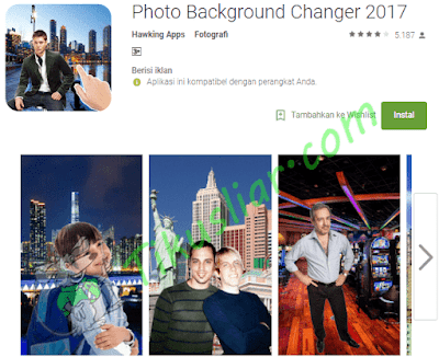 Aplikasi untuk mengubah latar belakang foto android gratis