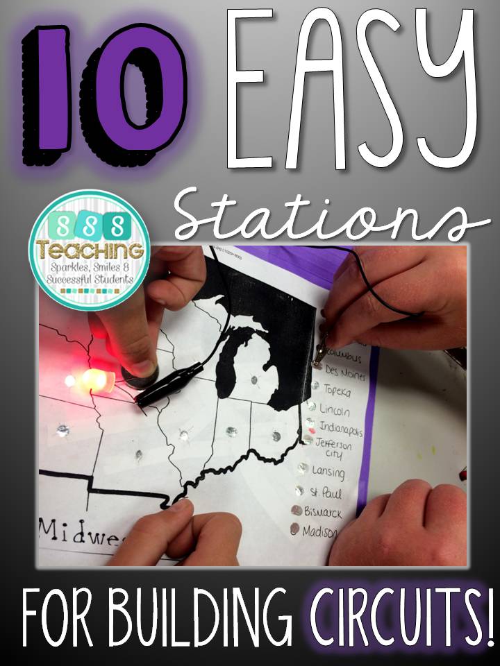 10 Easy Stations for Building Circuits! SSSTeaching