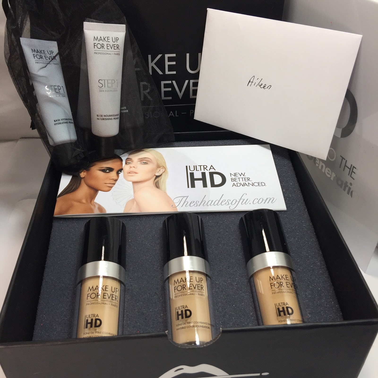 Makeup For Ever Ultra HD Foundation and Primer Swatches, Video Review