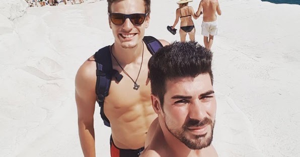 Shirtless Volleyball Stars: Simone Giannelli and Filippo Lanza