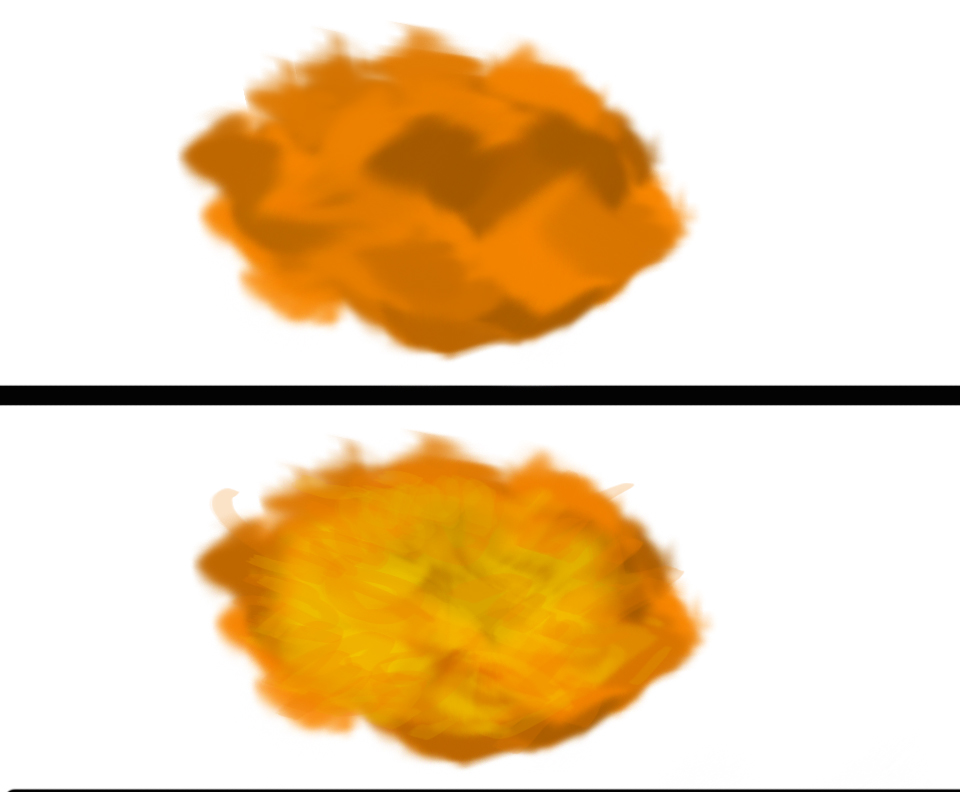 How to paint Explosions tutorial