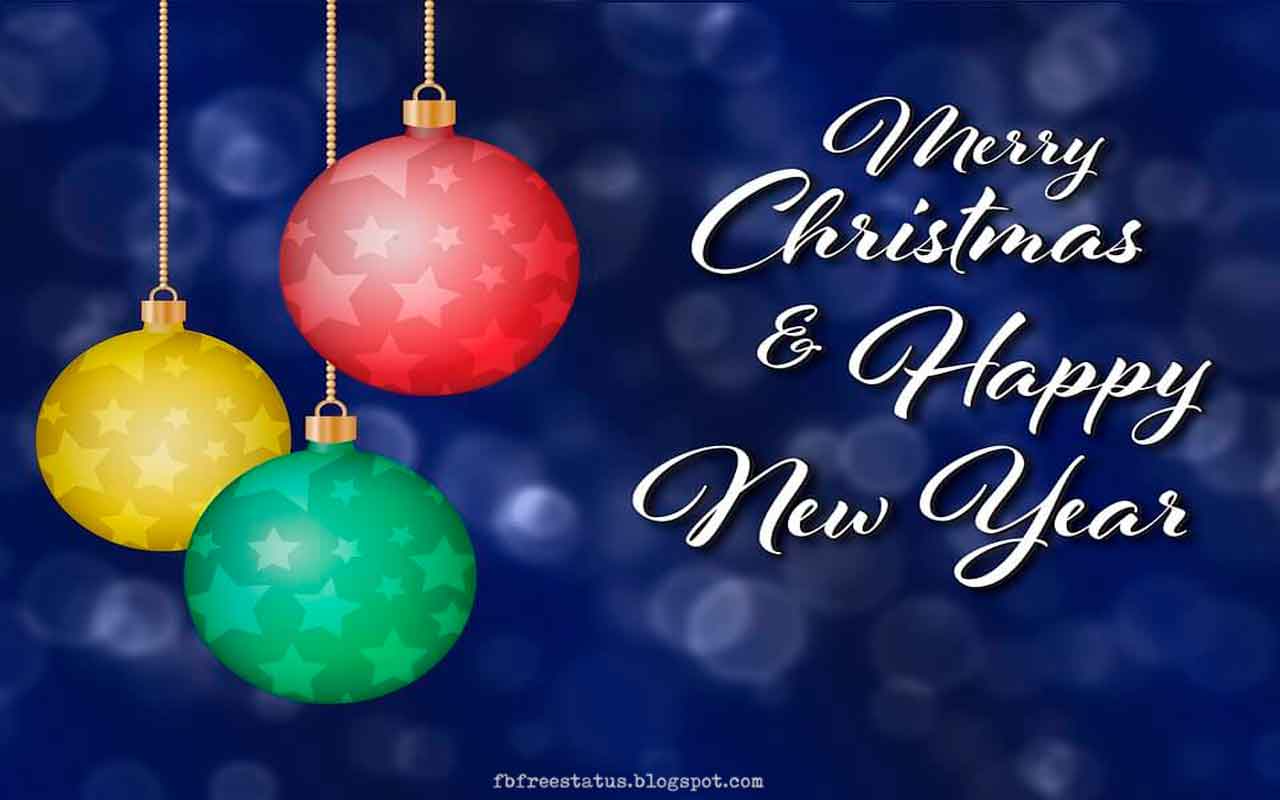 Merry Christmas And Happy New Year Wishes With Images