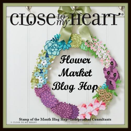 Krista's Crafty Corner CTMH Cricut Flower Market cartridge Blog Hop