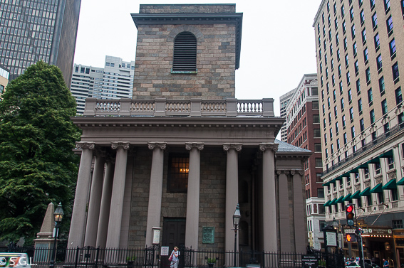 King's chapel en Boston - The freedom trial