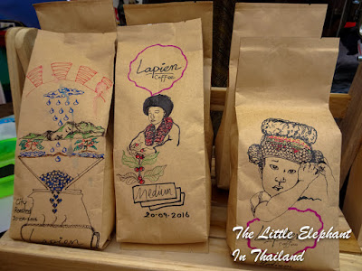 Coffee Market in Nan, North Thailand