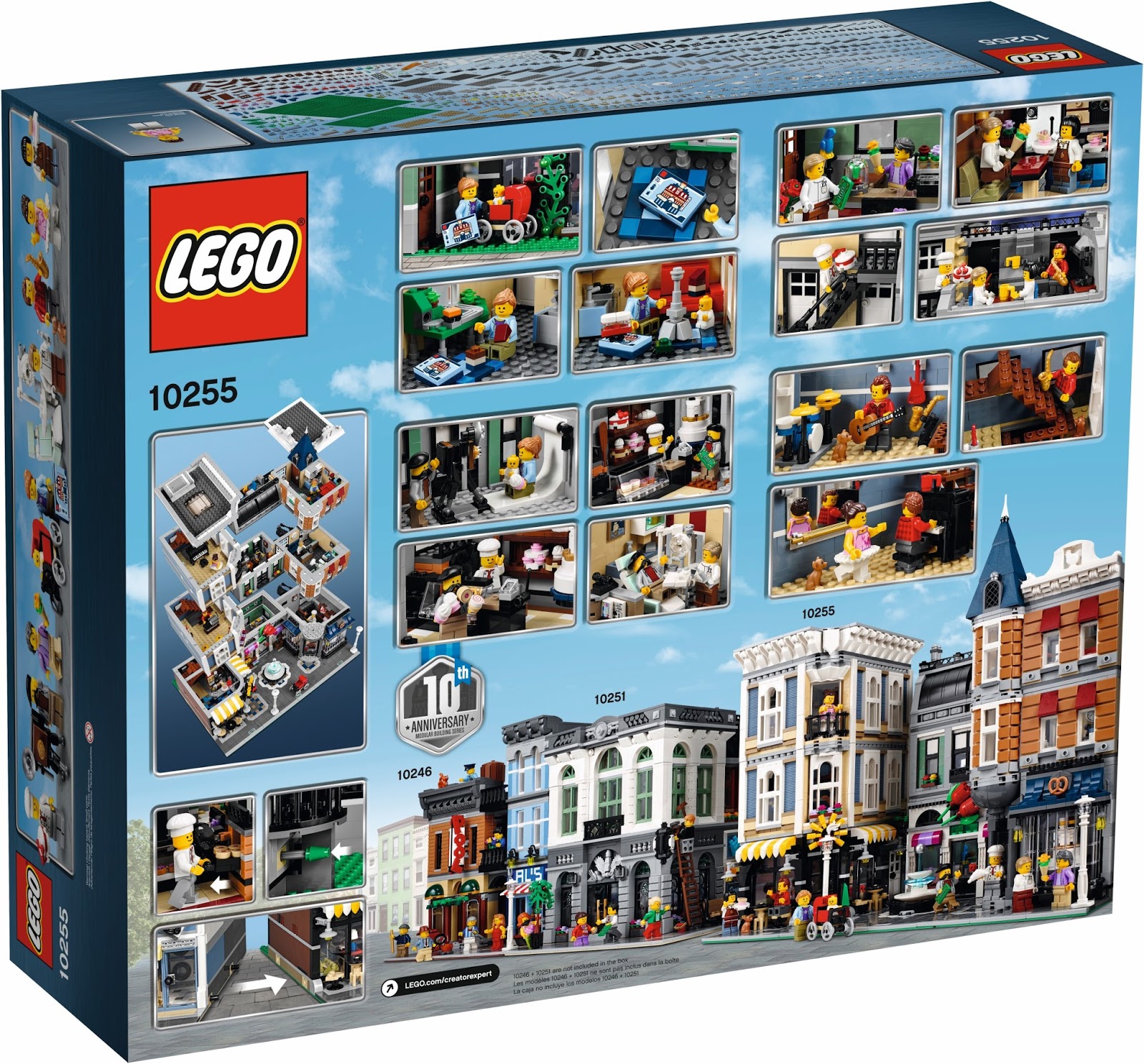 DeToyz New Lego Modular Building set revealed 10255 Assembly Square!